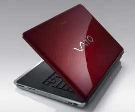 sony vaio cr red