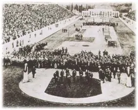 1896 Olympic opening ceremony