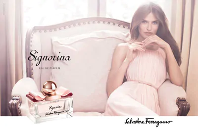 Bianca Balti for Salvatore Ferragamo Signorina Fragrance DesignSceneNet 00