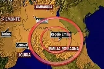 terremoto del 20 maggio in Emilia magnitudo 6