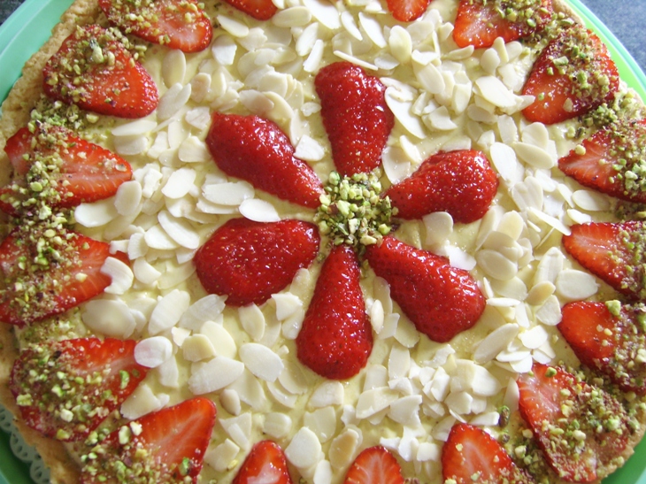 crostata al pistacchio