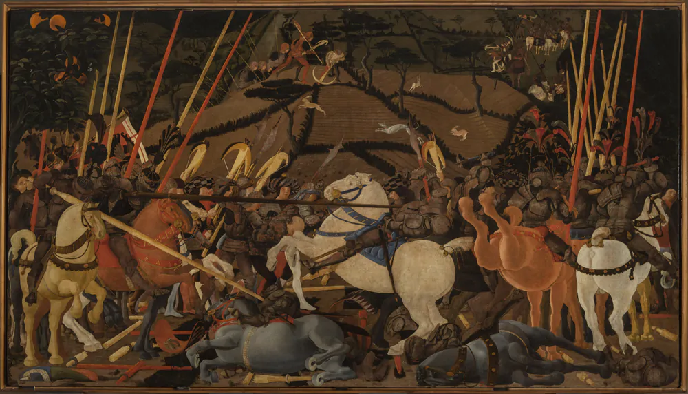 Paolo Uccello Battaglia di San Romano dopo il restauro