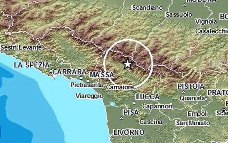 ingv terremoto toscana emilia