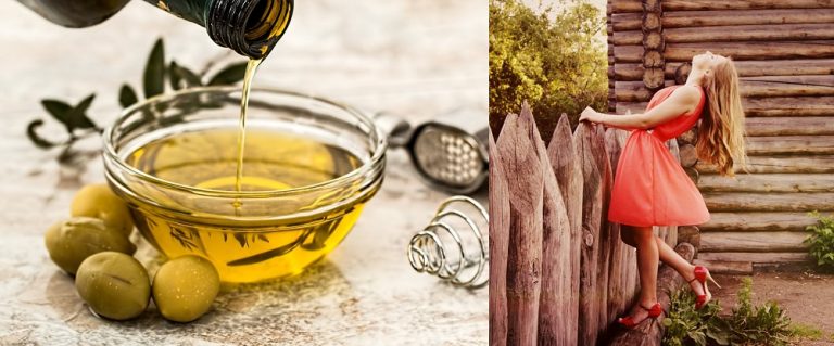 olio d'oliva - capelli