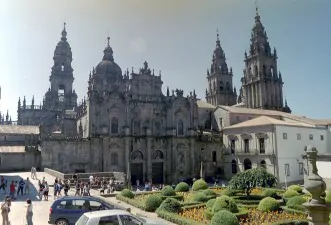 Cathedral square Santiago de Compostela