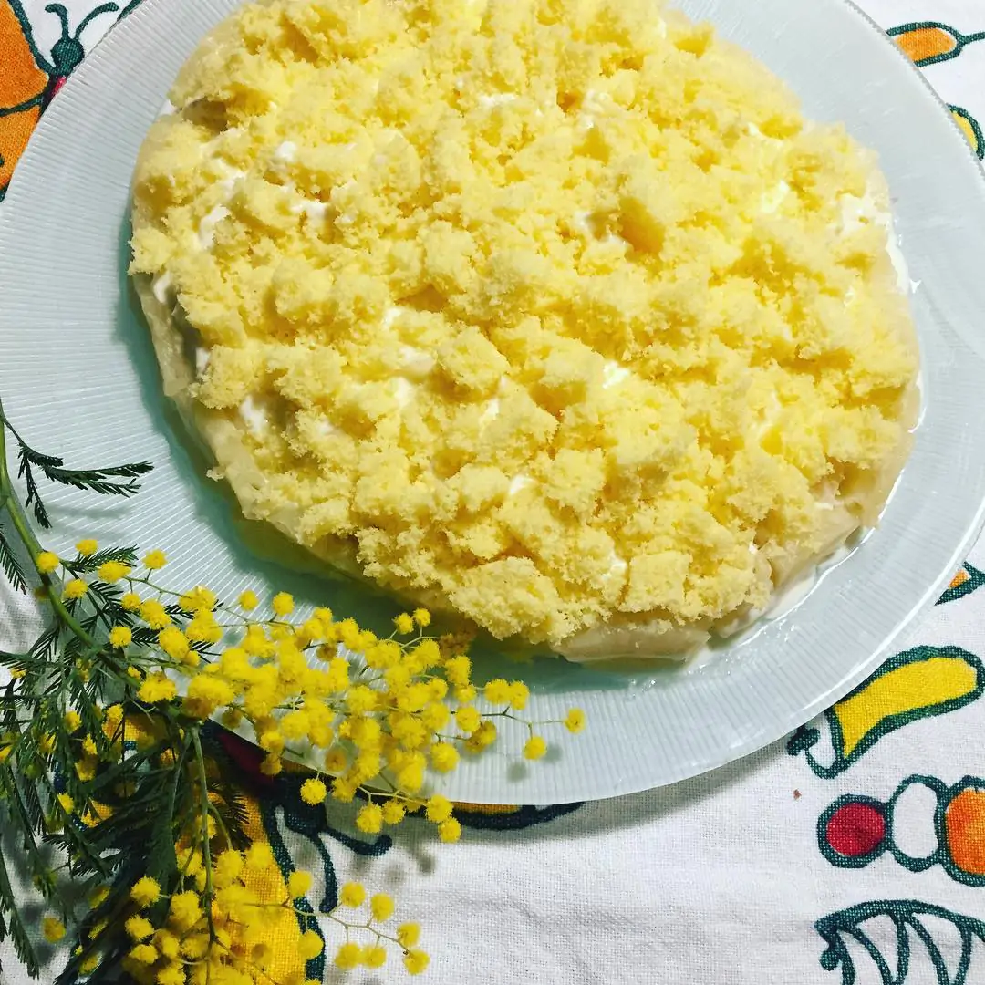 torta mimosa vegan