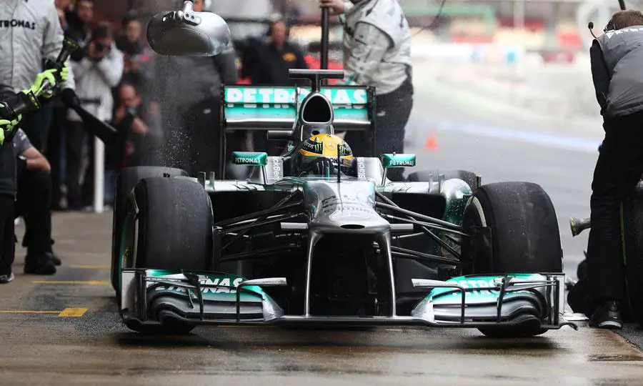 Hamilton Mercedes F1