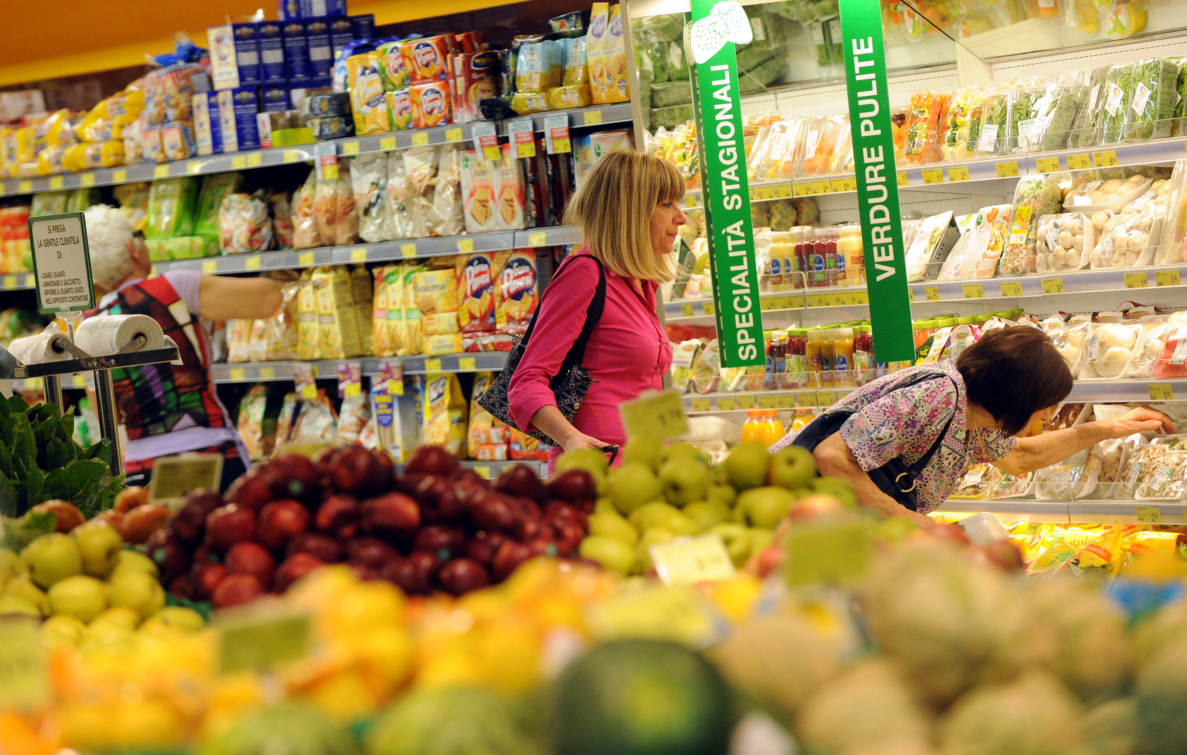donne supermercato