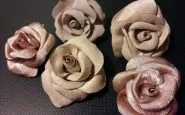rose di stoffa