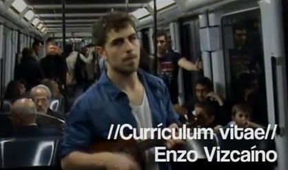 singing resume enzo vizcaino spain unemployment journalist