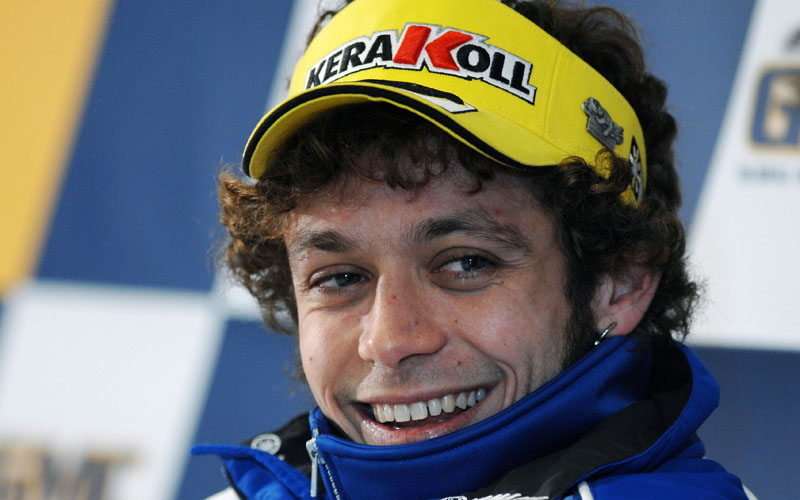 Valentino Rossi codino Yamaha asta abruzzo