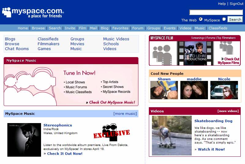 myspace artista
