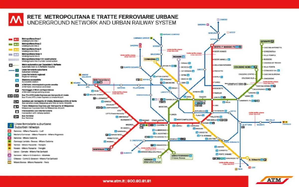 cartina metro