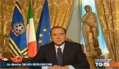 Silvio Berlusconi al TG5