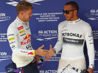 Hamilton e Vettel 2