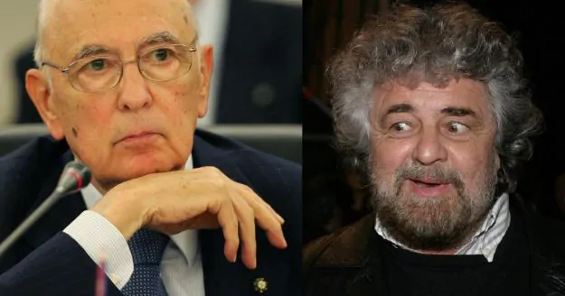 Napolitano contro Grillo