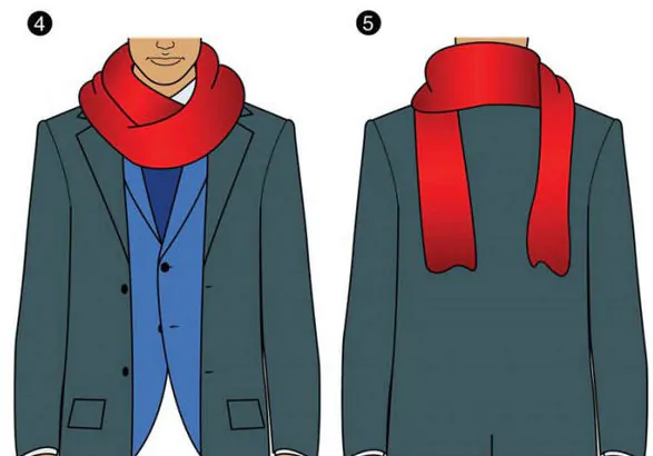 11 ways to tie a scarf 22