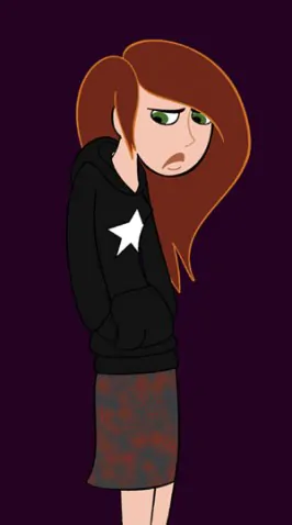 Kim as an Emo by CarbonF