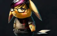 emo cartoon pikachu