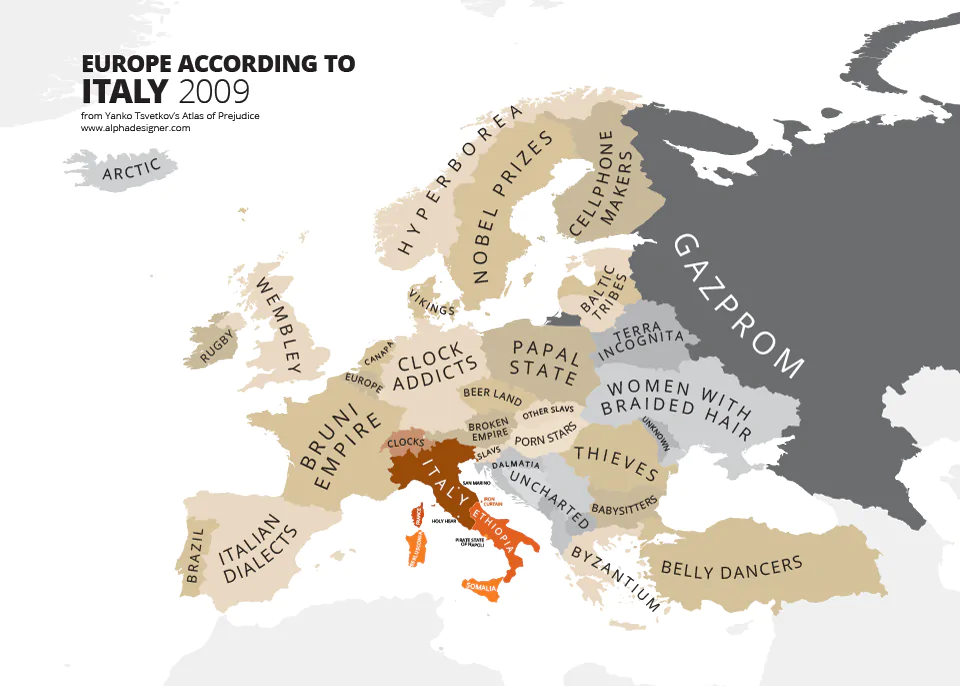 europe according to italy