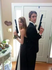 funny prom photo spies bond