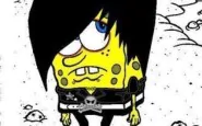 spongebob is emo spongebob squarepants