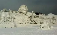 Scultura di neve ad Harbin in Cina1