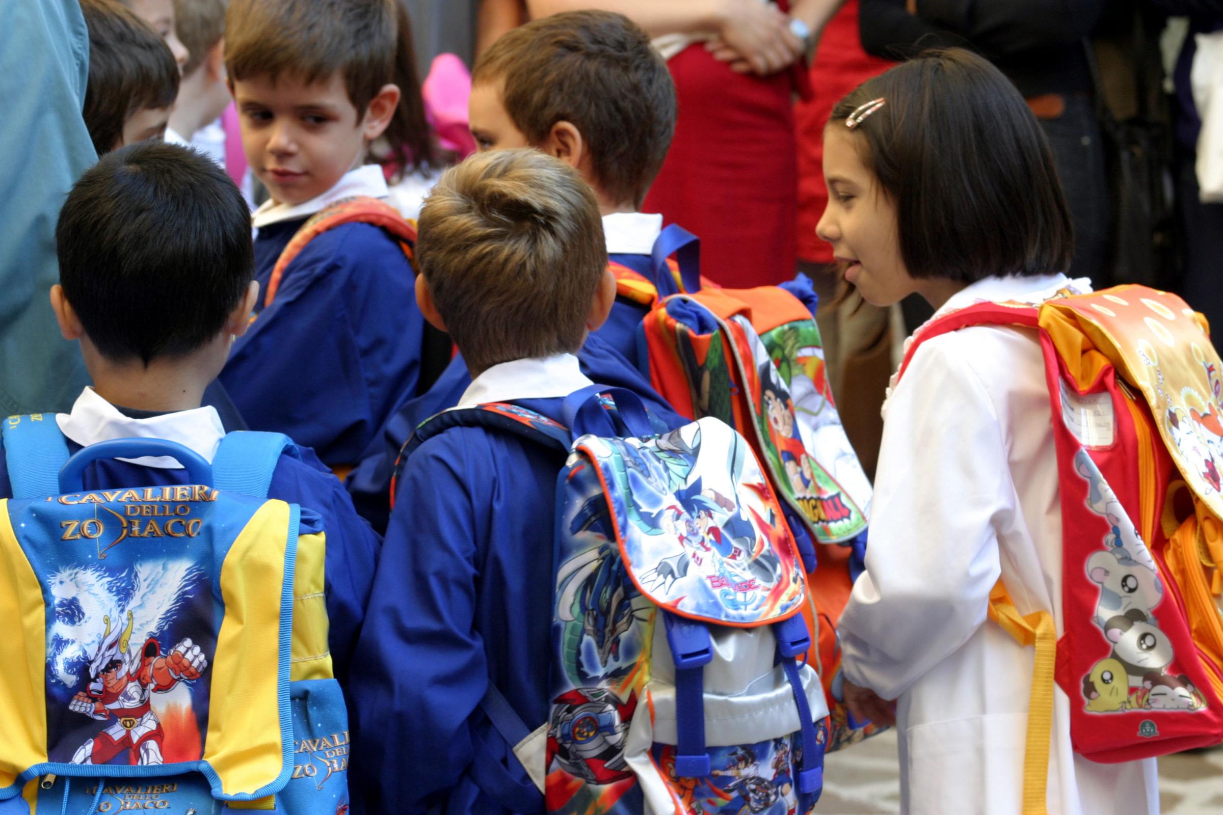 scuola bambini zaino