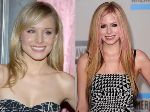 celeb lookalikes bell lavigne