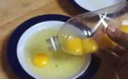 cucina idee trucchi uova tuorlo albume teccnica video