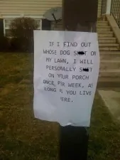 neighbor notes shit