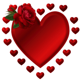 Heart Rose gif valentines e Cards1