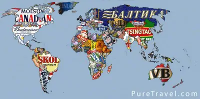 la mappa delle birre del mondo