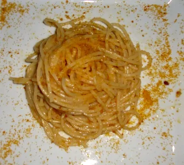 spaghetti bottarga