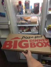 funny dammit pizza fridge