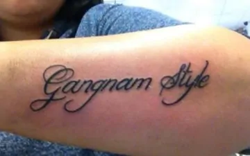 gangnam style tattoo