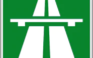 Autostrada sfondo verde