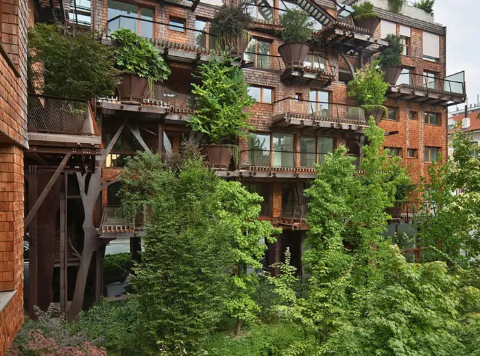 Edilizia sostenibile Urban Treehouse la Casa Foresta di Torino 700x520