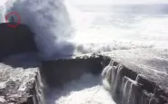 Woman Washed Off A Cliff
