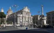 Catania Piazza Duomo med elefantskulpturen