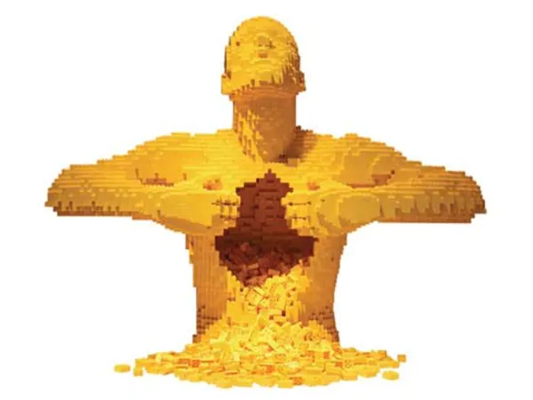 I mattoncini Lego: le opere d'arte di Nathan Sawaya