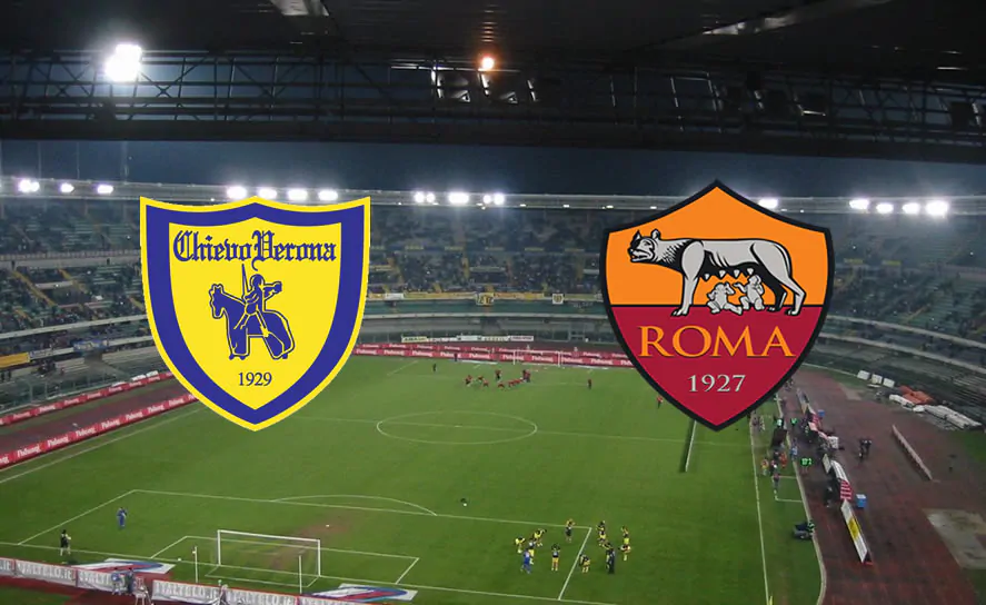 Chievo Roma in streaming live gratis diretta tv1