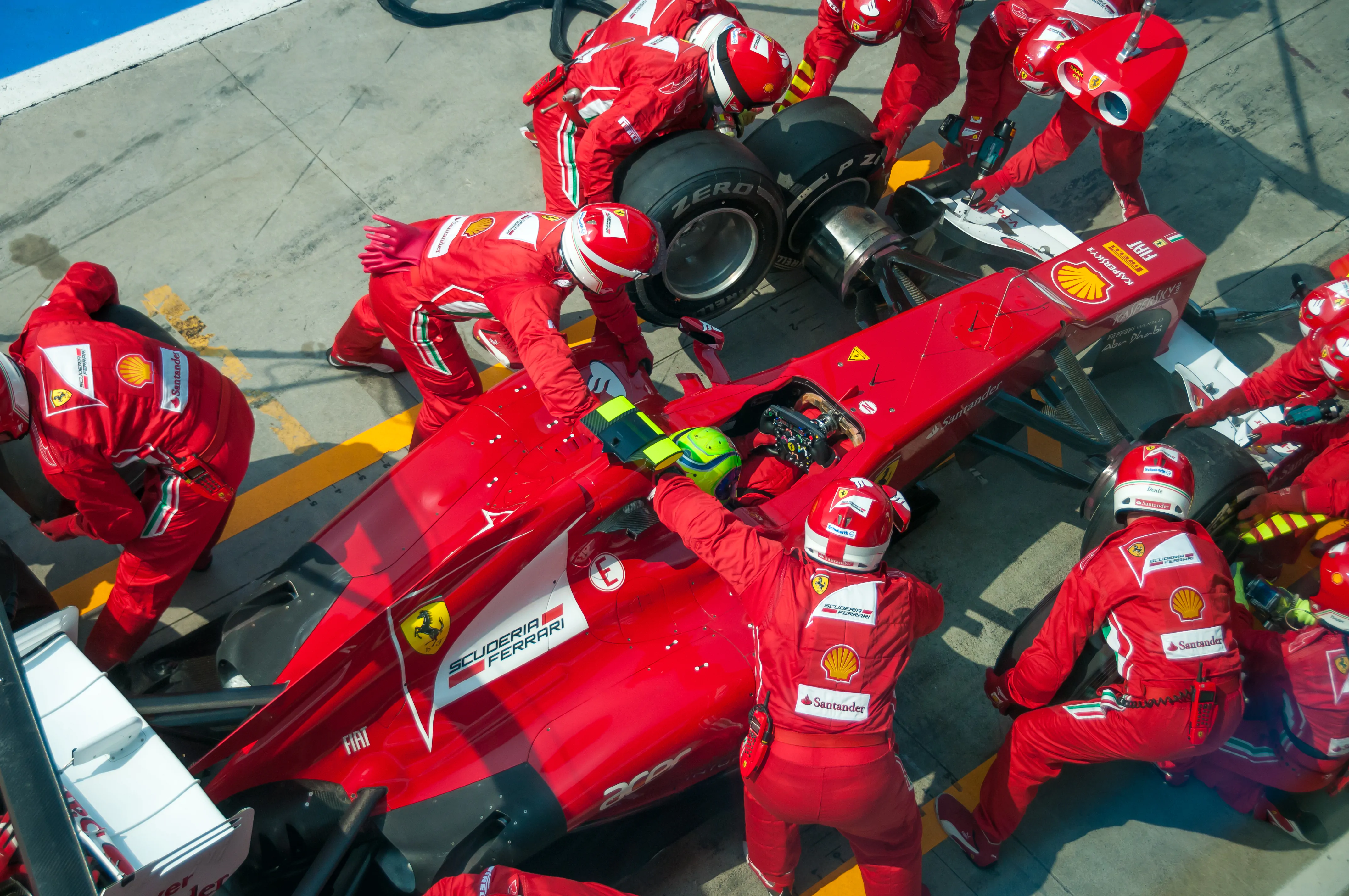 2012 Italian GP   Massa pit