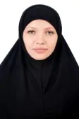 23496248 donna con il burqa musulmano isolato su bianco