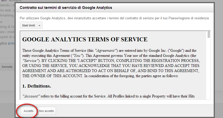 Come registrare un blog Wordpress in Google Analytics