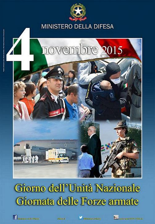 Programma Festa Forze Armate 4 novembre 2015 Napoli