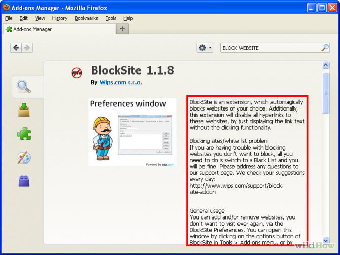 Come bloccare un sito su Firefox