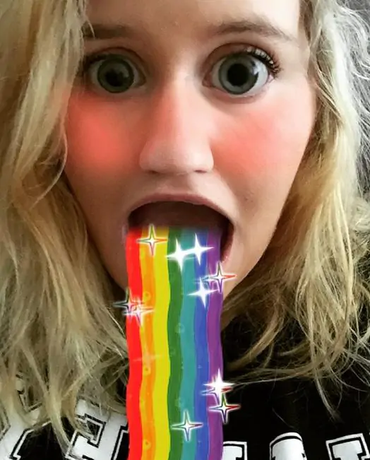 Come fare l'arcobaleno su Snapchat