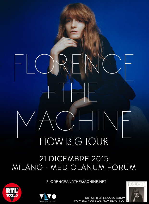 Prezzi biglietti Florence and The Machine Assago 21 dicembre