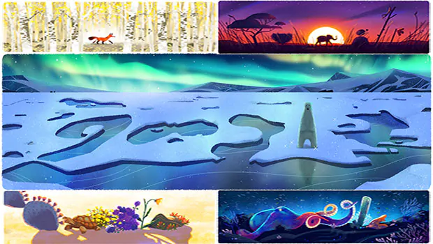 Giornata della Terra, i doodle di Google